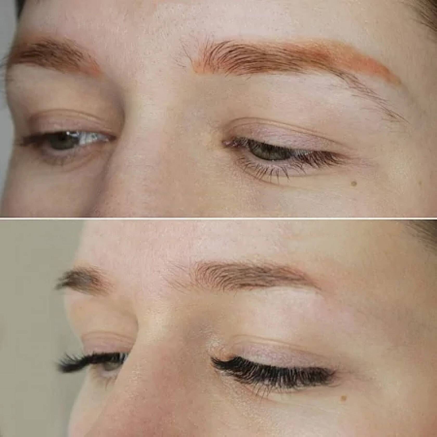 Перманент глаз-стрелки с растушевкой в Красноярске 